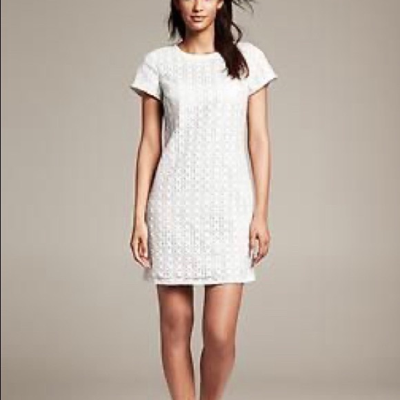Banana republic white lace dress Clearance